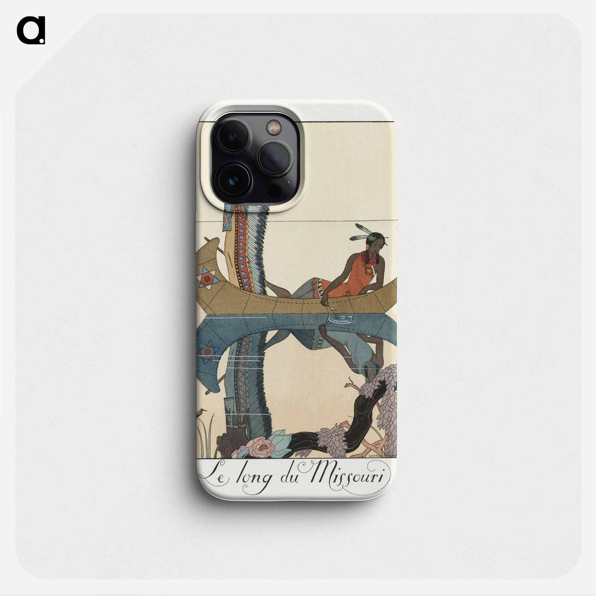 Langs de Missouri - Georges Barbier Phone Case.