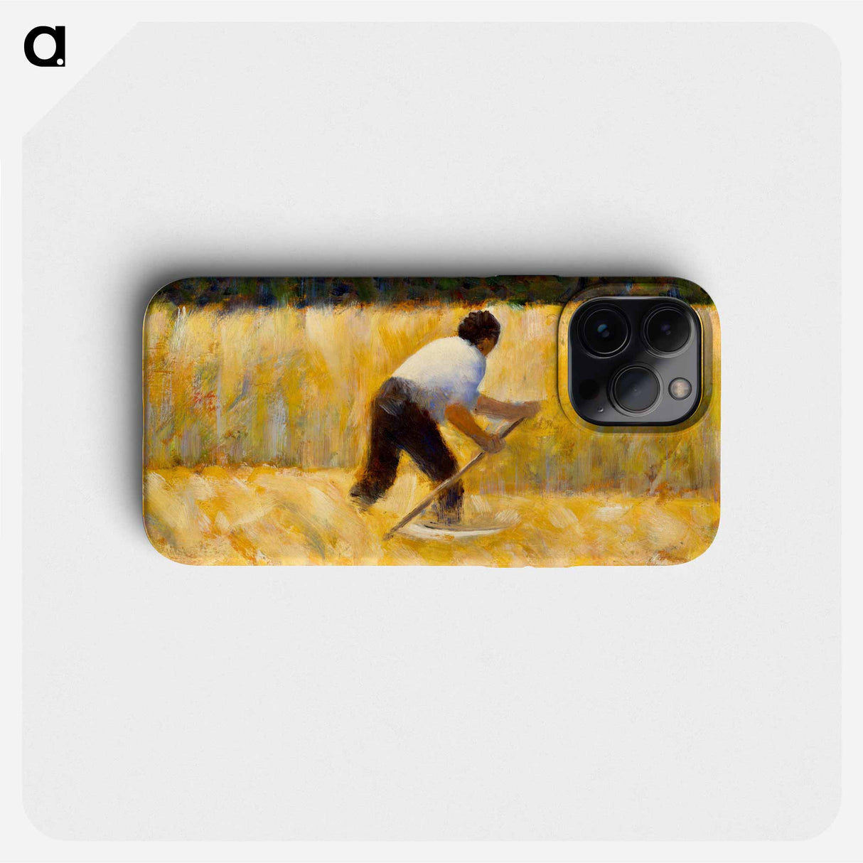 The Mower - Georges Seurat Phone Case.