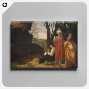 アートパネル-Three Philosophers
 - ジョルジョーネ Canvas.