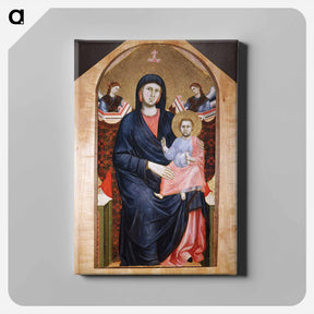 アートパネル-Madonna and Child - ジョット ディ ボンドーネ Canvas.