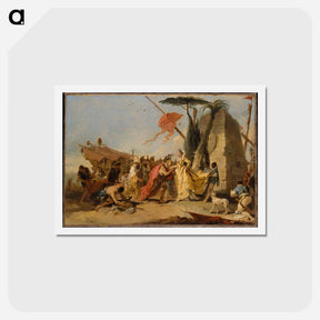 アートポストカード-The Meeting of Antony and Cleopatra
 - ジョバンニ バティスタ ティエポロ Postcard.