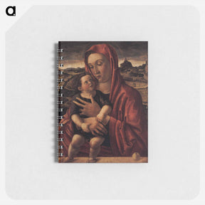 アートメモ帳-Madonna, with Child Standing on a Parapet - ジョヴァンニ ベッリーニ Memo.