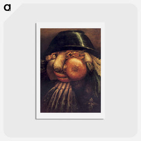 アートポストカード-The Gardner - ジュゼッペ アルチンボルド Postcard.