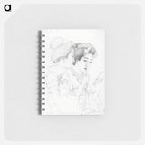 アートメモ帳-Woman Holding a Lip Brush
 - 橋口 五葉 Memo.