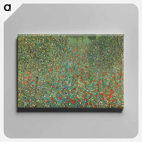 アートパネル-Mohnfeld - グスタフ クリムト Canvas.