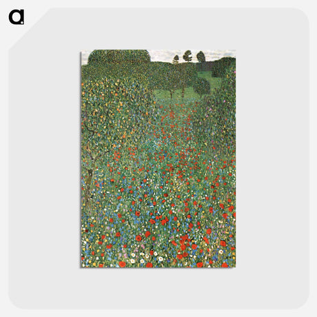 アートポストカード-Mohnfeld - グスタフ クリムト Postcard.