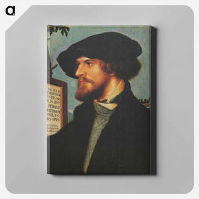 アートパネル-Portrait of Bonifacius Amerbach - ハンス ホルバイン Canvas.