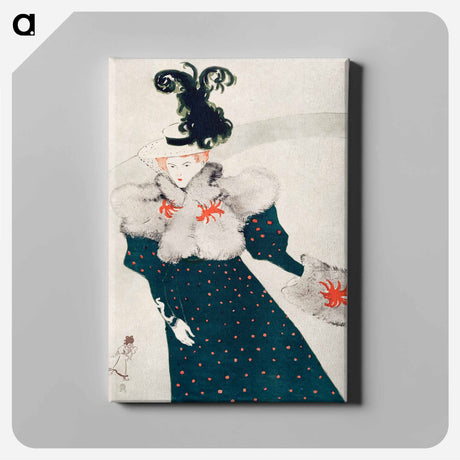 アートパネル-La revue blanche - アンリ ド トゥールーズ ロートレック Canvas.