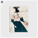 アートポストカード-La revue blanche - アンリ ド トゥールーズ ロートレック Postcard.