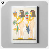 アートパネル-Offering of Flowers & Fruits
 - エジプト美術史 Canvas.