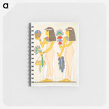 アートメモ帳-Offering of Flowers & Fruits
 - エジプト美術史 Memo.