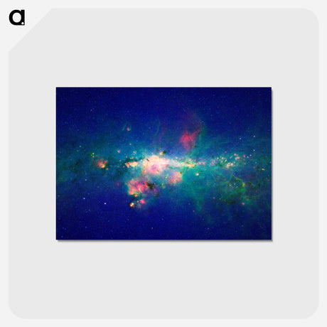 アートポストカード-Peony Nebula Star
 - ハッブル画像 Postcard.