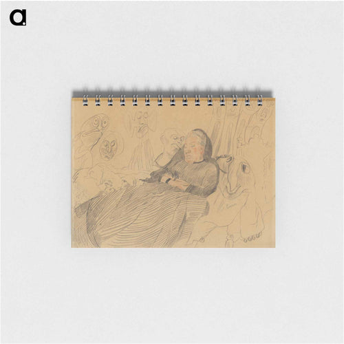 My Aunt Asleep Dreaming of Monsters - ジェームズ アンソール Memo.