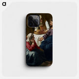 Christ in the House of Martha and Mary - ヨハネス フェルメール Phone Case.