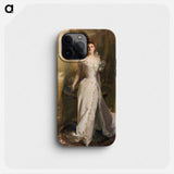 Portrait of Lisa Colt Curtis - John Singer Sargent Phone Case.