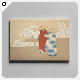 アートパネル-Hanami season from Momoyogusa–Flowers of a Hundred Generations by Kamisaka Sekka - 神坂 雪佳 Canvas.