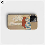 Hanami season from Momoyogusa–Flowers of a Hundred Generations by Kamisaka Sekka - 神坂 雪華 Phone Case.