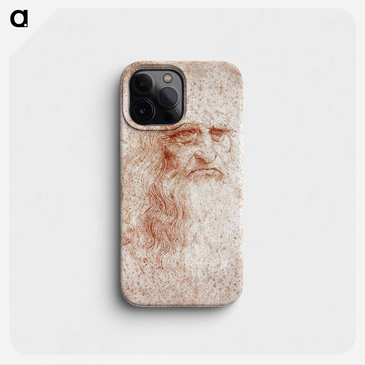 Leonardo da Vinci's Self-portrait - レオナルド ダ ヴィンチ Phone Case.