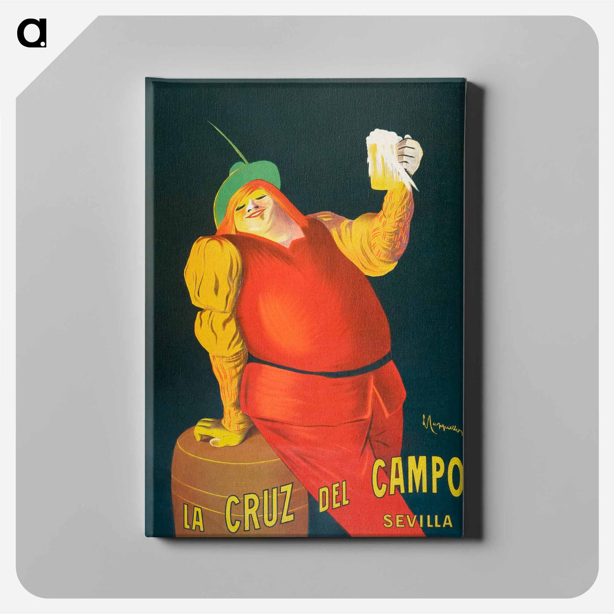アートパネル-La Cruz del Campo beers - レオネット カピエッロ Canvas.