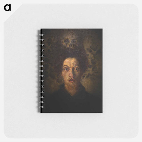 Luigi russolo, autoritratto con teschi, 1908 (museo 900 milano) 02 - ルイージ ルッソロ Memo.