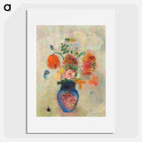Large Vase with Flowers - オディロン ルドン Poster.