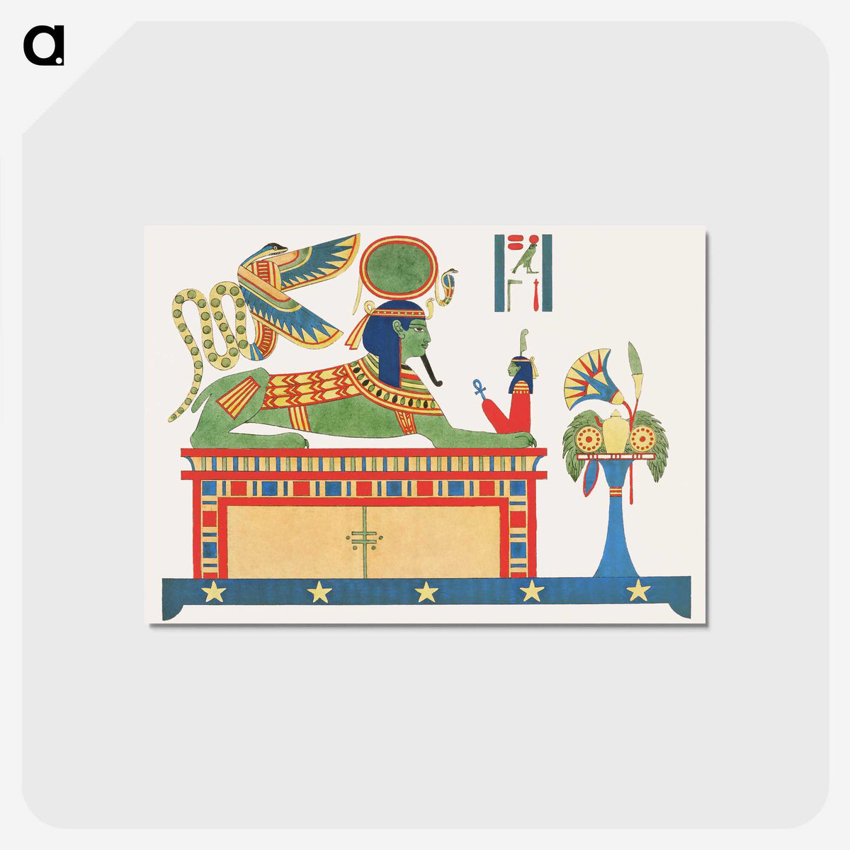 1-23_Pantheon-Egyptien_postcard