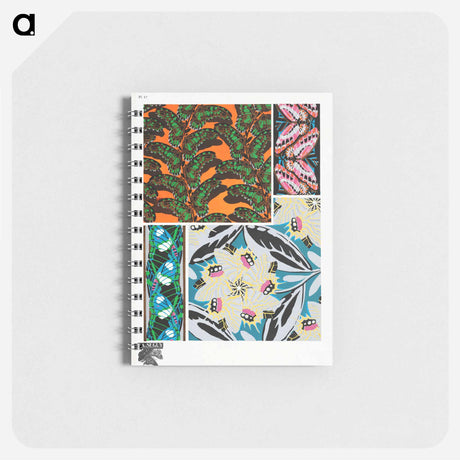 アートメモ帳-Papillons Butterflies Pattern
 - パピヨン Memo.