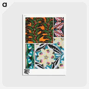 アートポストカード-Papillons Butterflies Pattern
 - パピヨン Postcard.