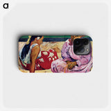 Tahitian Women on the Beach - ポール ゴーギャン Phone Case.