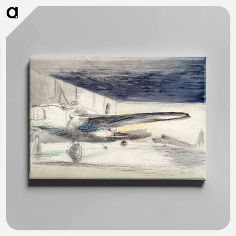 アートパネル-Bomber Lair - ポール ナッシュ Canvas.