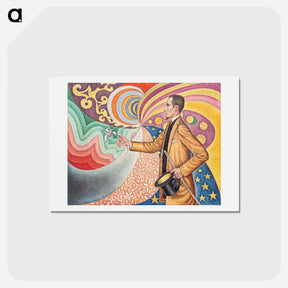 アートポストカード-Portrait of Felix Feneon - ポール シニャック Postcard.