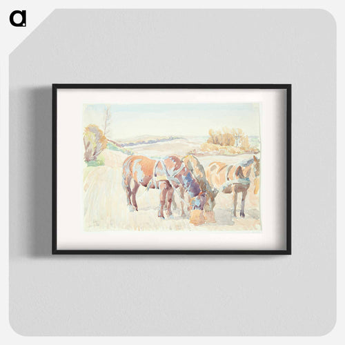 Horses in the Field
 - ピーター ハンセン Poster.