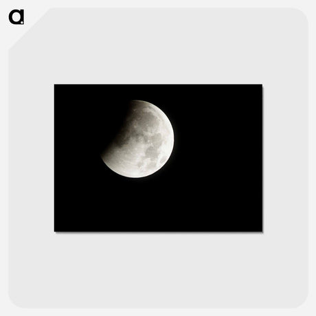 アートポストカード-Total Lunar Eclipse
 - ムーン Postcard.