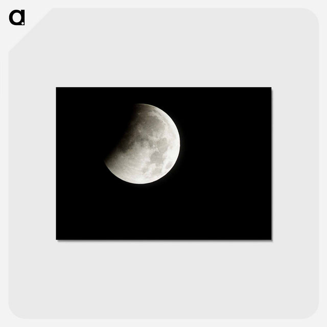 アートポストカード-Total Lunar Eclipse
 - ムーン Postcard.