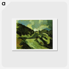 アートポストカード-Dune landscape - テオ ファン ドゥースブルフ Postcard.