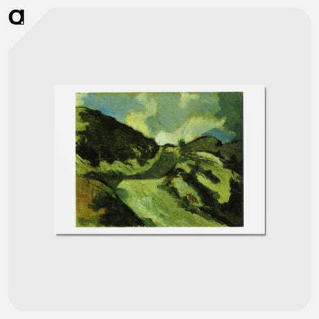 アートポストカード-Dune landscape - テオ ファン ドゥースブルフ Postcard.