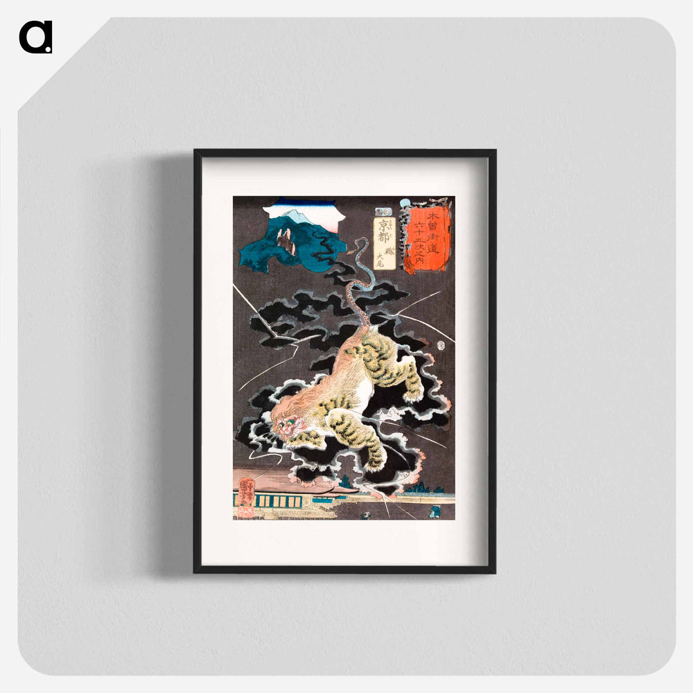 Kyōto: The Naked Monster, The End - 歌川 国芳 Poster.