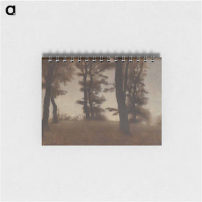 アートメモ帳-Tree Trunks - ヴィルヘルム ハンマースホイ Memo.