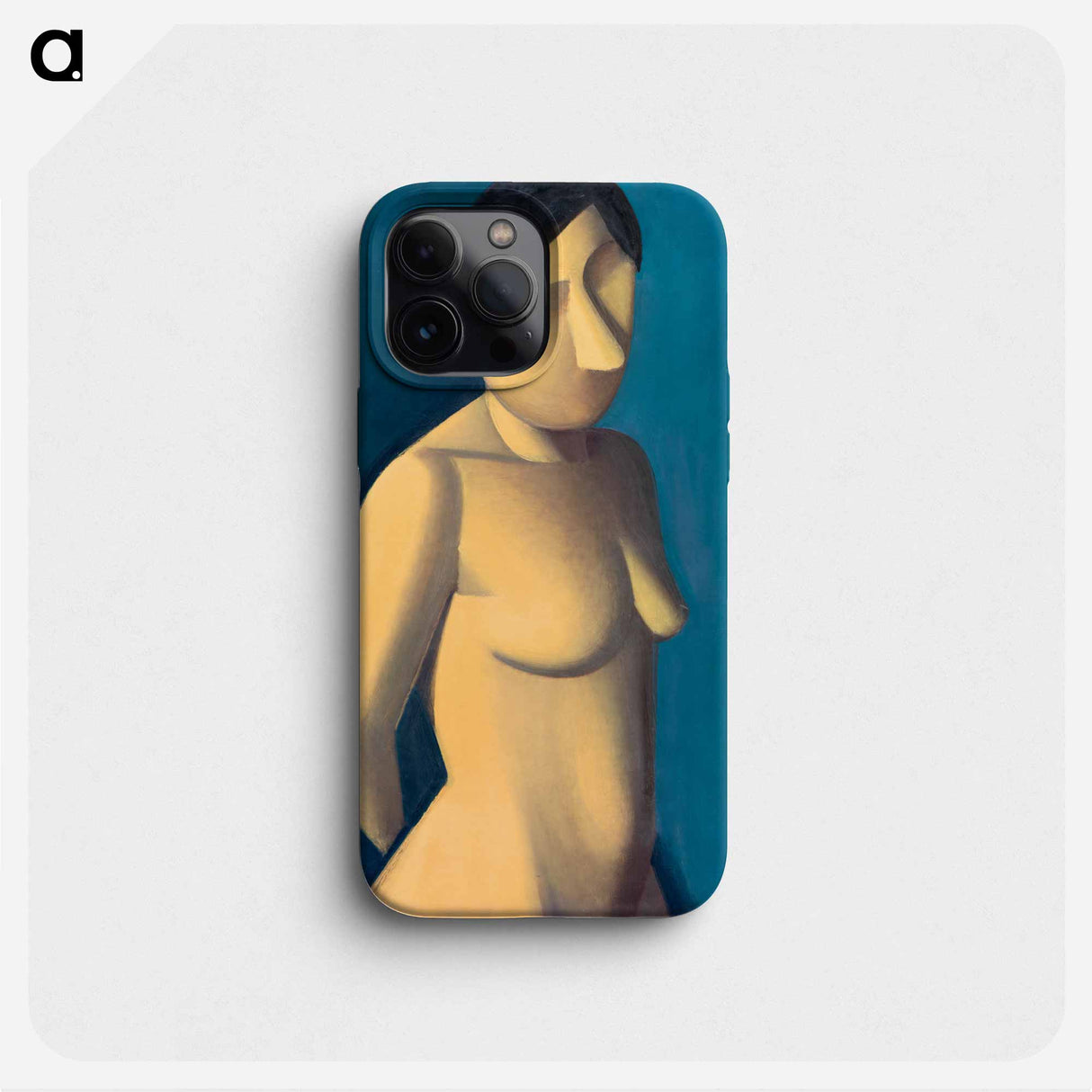 Female model vintage illustration by Vilhelm Lundstrom - ヴィルヘルム ルンドストローム Phone Case.