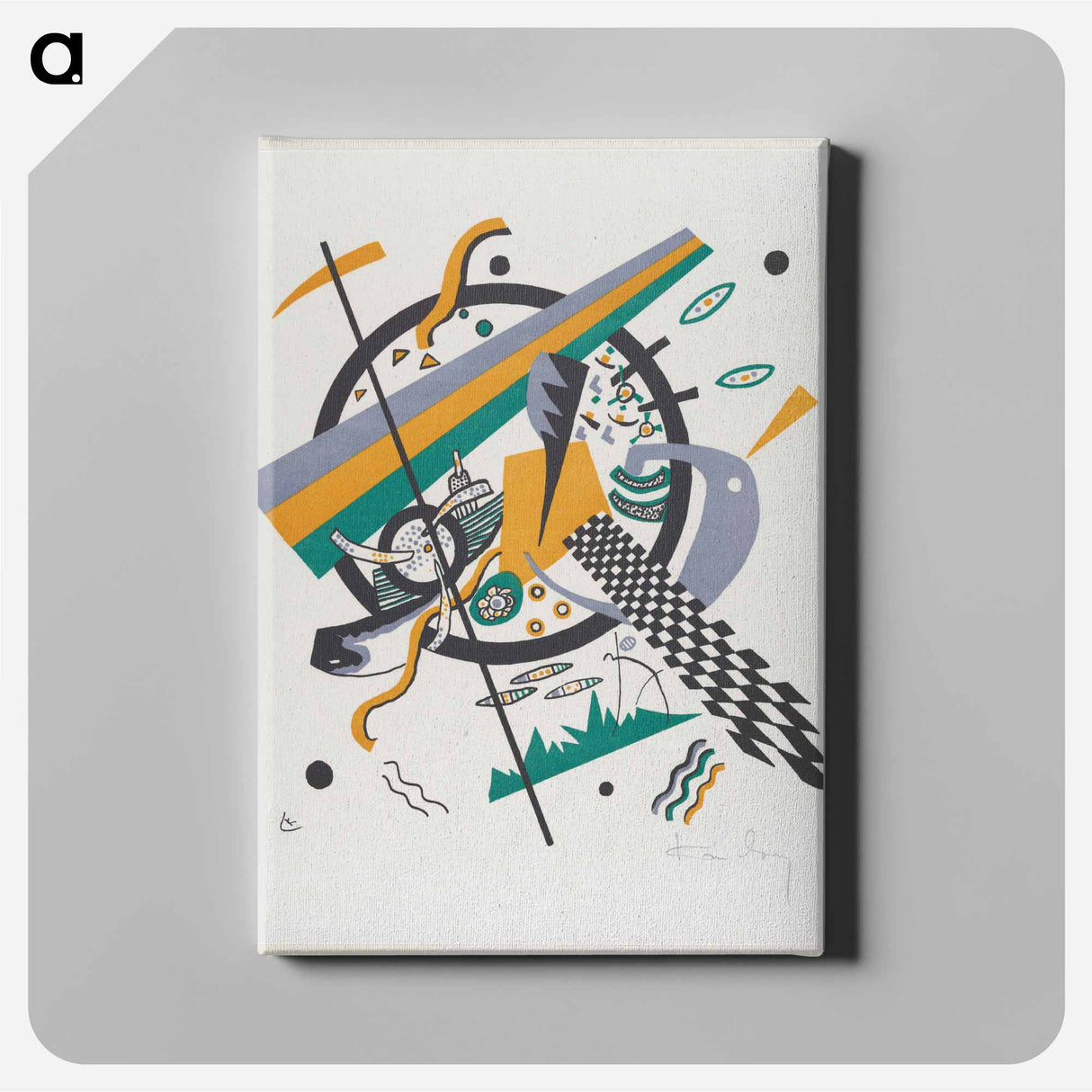 Kleine Welten IV - Wassily Kandinsky Canvas.