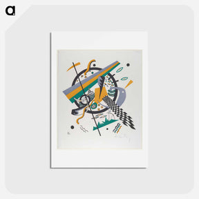 アートポストカード-Kleine Welten IV - ワシリー カンディンスキー Postcard.