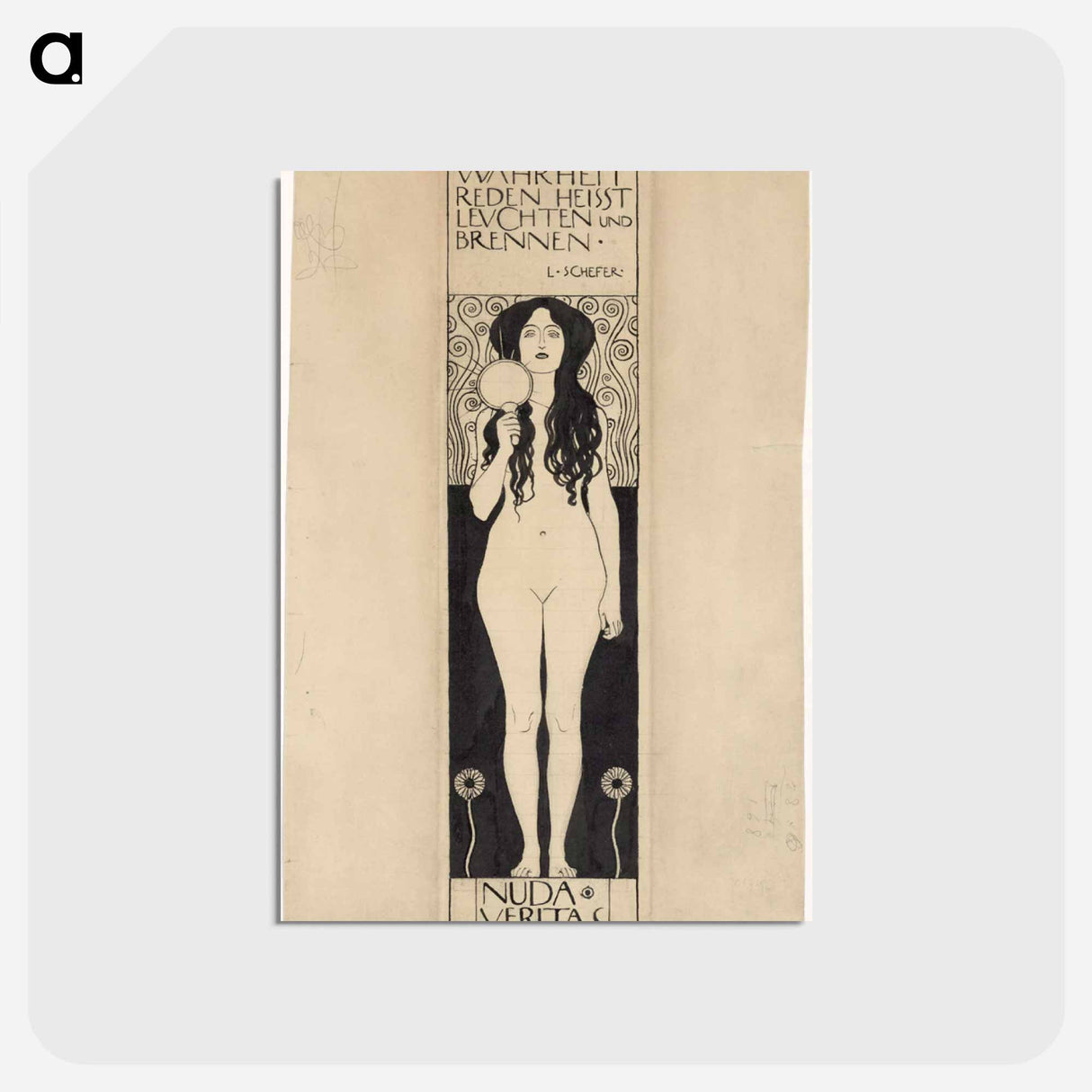 アートポストカード-Nuda Veritas
 - ウィーン博物館 Postcard.