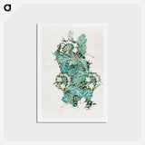 Anemone - ウィリアム モリス Postcard.