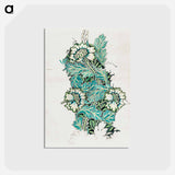 Anemone - ウィリアム モリス Postcard.