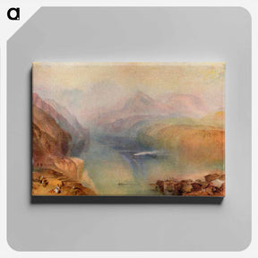 アートパネル-Lake Lucerne - ウィリアム ターナー Canvas.