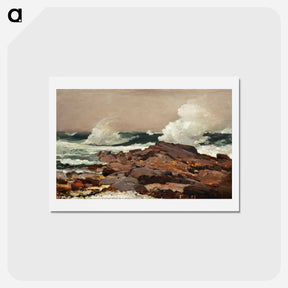 アートポストカード-Eastern Point - ウィンスロー ホーマー Postcard.