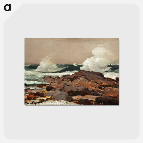 アートポストカード-Eastern Point - ウィンスロー ホーマー Postcard.