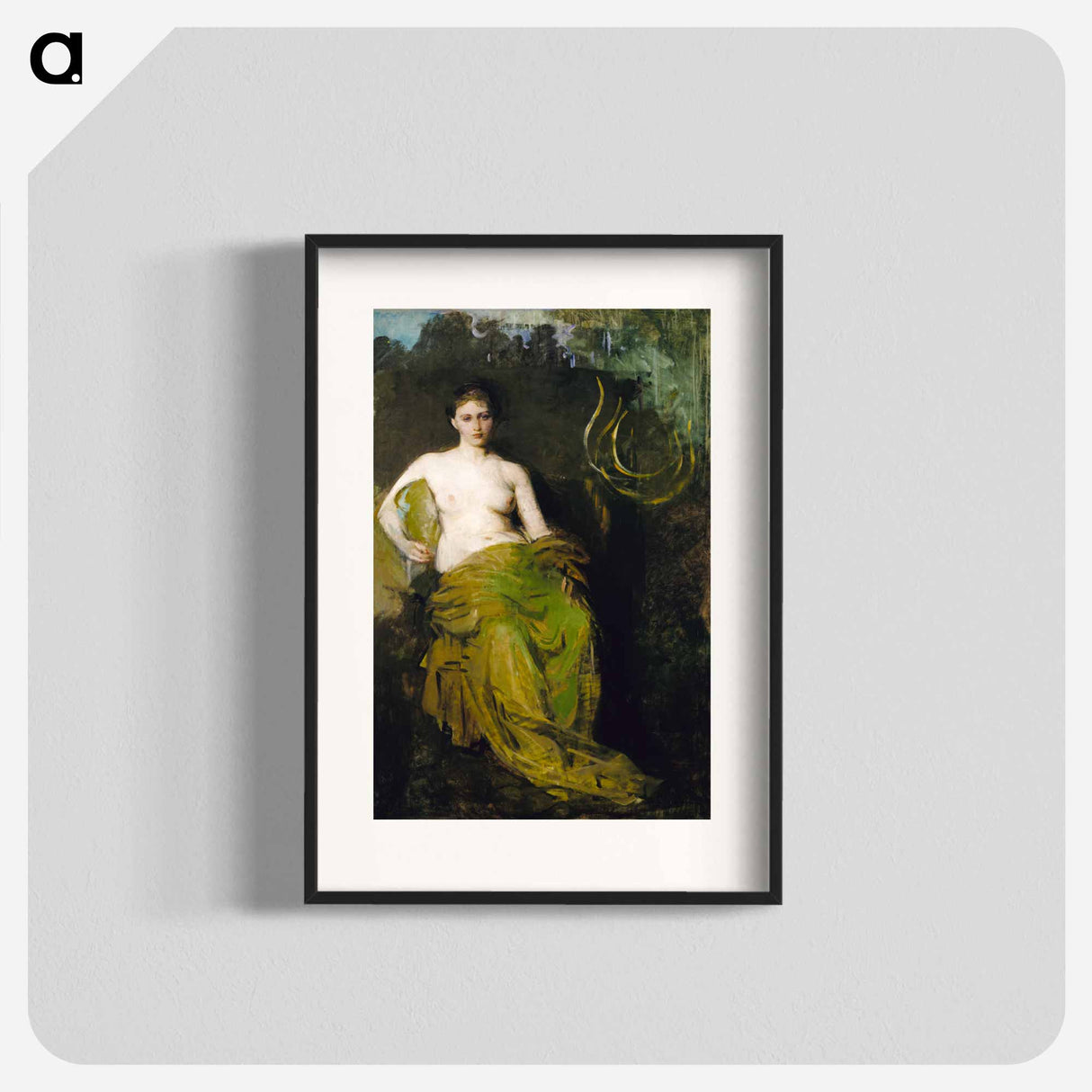 Seated Nude Woman - アボット ハンダーソン セイヤー Poster.