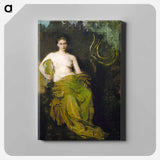 Seated Nude Woman - アボット ハンダーソン セイヤー Canvas.