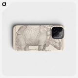 The rhinoceros - アルブレヒト デューラー Phone Case.